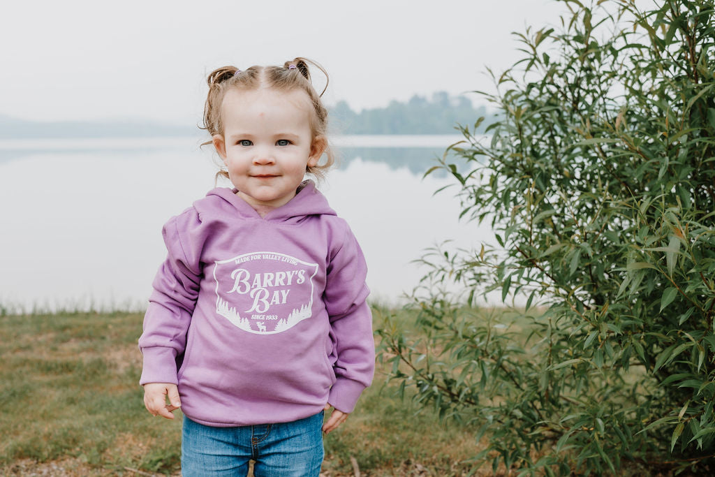 Lavender - Barry's Bay Patch Kids Hoodie