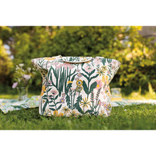 Load image into Gallery viewer, Bees &amp; Blooms Fold-Up Fresh Tote
