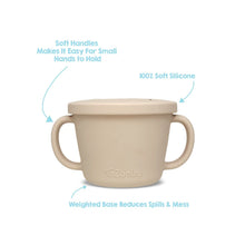 Load image into Gallery viewer, Oso-Snack Silicone Snack Cup - Caramel
