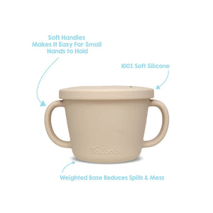 Oso-Snack Silicone Snack Cup - Caramel