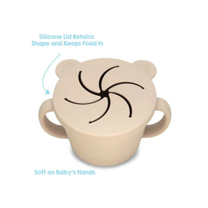 Oso-Snack Silicone Snack Cup - Caramel