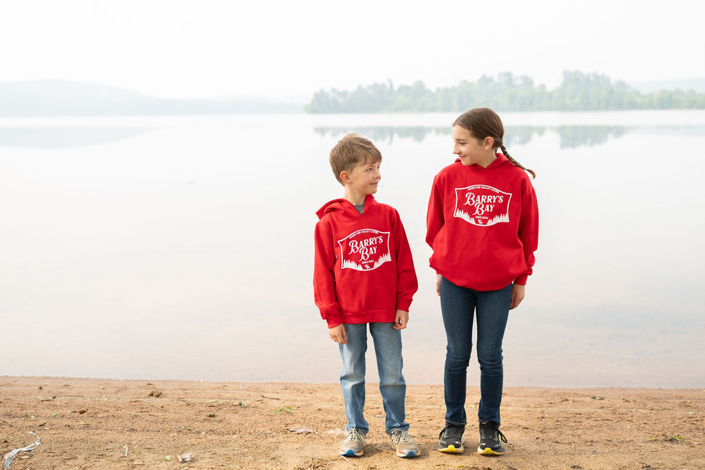 Red - Barry's Bay Patch Youth Hoodie