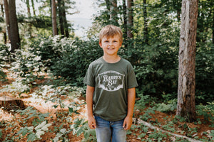 Military Green - Barry's Bay Patch Youth Tee