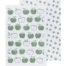 Load image into Gallery viewer, Apple Floursack Dish Towels - Set of 2
