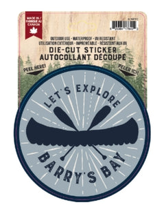 Let's Explore Barry's Bay Sticker