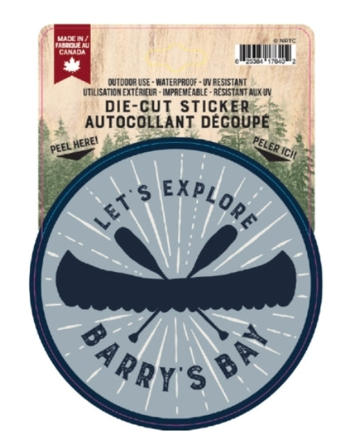 Let's Explore Barry's Bay Sticker