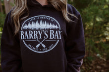 Load image into Gallery viewer, Charcoal - Life Is Better In Barry's Bay Cozy Hoodie
