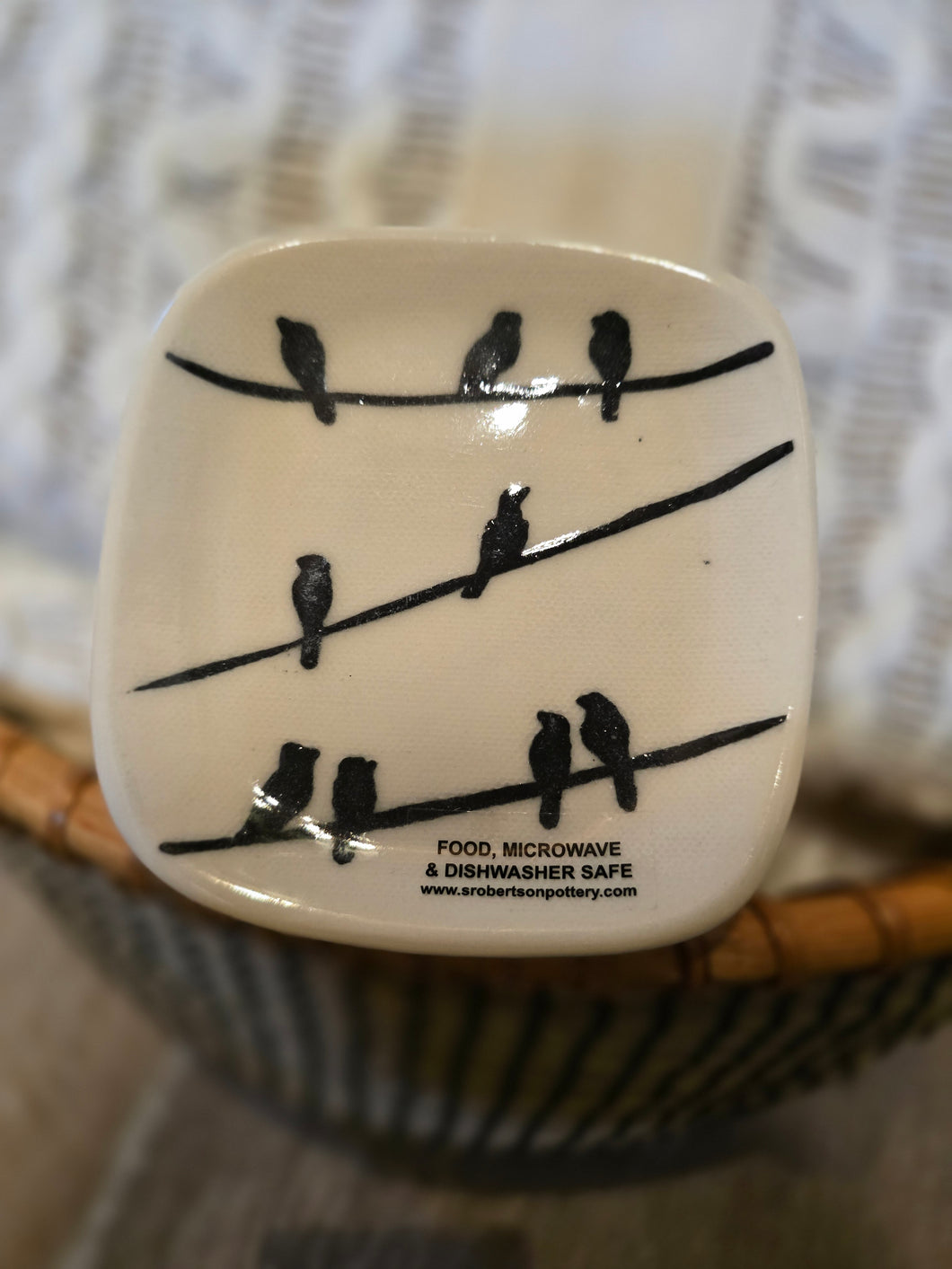 Birds On A Wire Tea Bag Holder