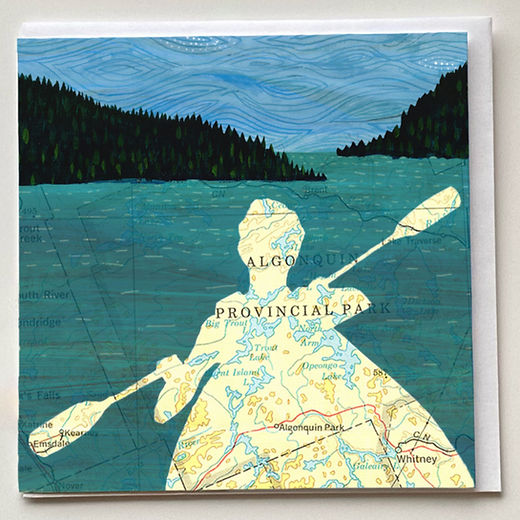 Algonquin Kayaker C-750-2 Card