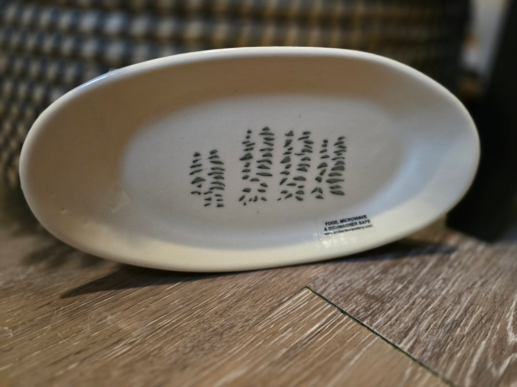 Cedar Oval Plate