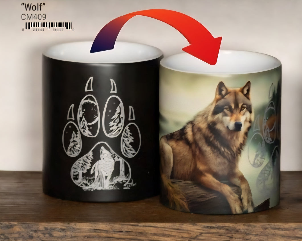 Wolf Colouring Changing Mug
