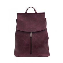 Load image into Gallery viewer, Chloe Convertible Backpack - Eggplant
