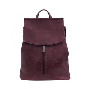 Chloe Convertible Backpack - Eggplant