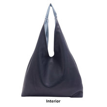 Load image into Gallery viewer, Cecilia 2-in-1 Reversible Hobo - Sky Blue / Navy
