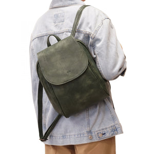 Jada Convertible Backpack - Thyme