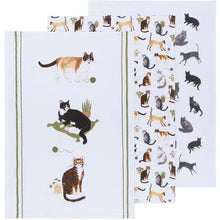 Load image into Gallery viewer, Cat Collective Bakers Floursack Dishtowels - Set of 3
