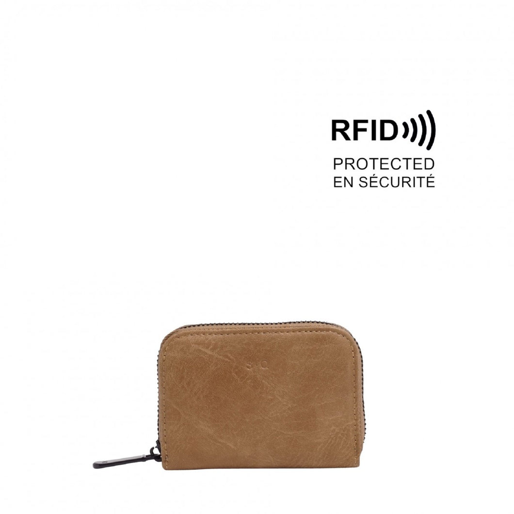 Iva Card Case - Dark Sand