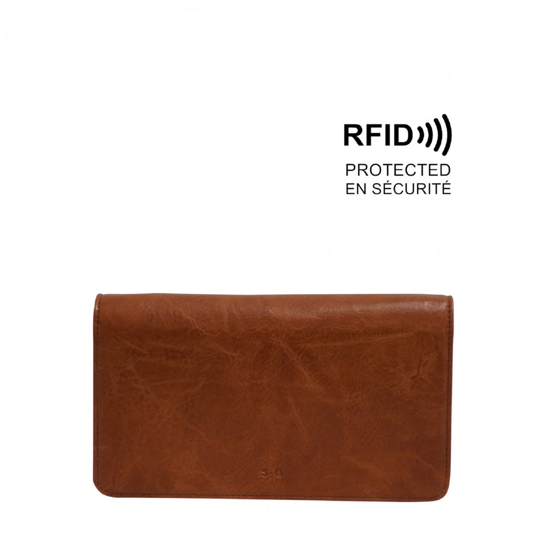 Rosina Crossbody Wallet - Camel