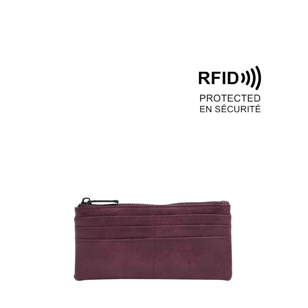 Briella Slim Wallet - Eggplant