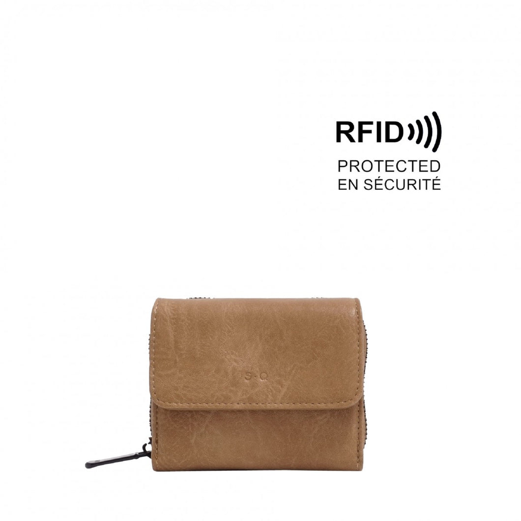 Amber2 Bi-Fold Wallet - Dark Sand