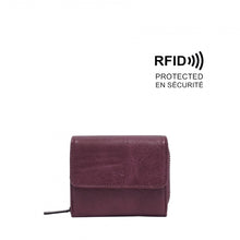 Load image into Gallery viewer, Amber2 Bi-Fold Wallet - Eggplant
