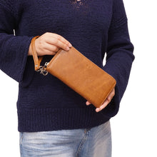 Load image into Gallery viewer, Treena Zip-Around Wallet - Camel
