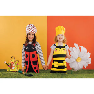 Ladybug Daydream Kid's Apron & Hat Set