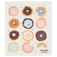 Load image into Gallery viewer, Donuts Swedish Sponge Cloth
