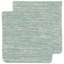 Load image into Gallery viewer, Lagoon Knit Dishcloths - Set of 2

