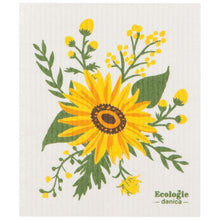 Load image into Gallery viewer, Sunflower Splendor Swedish Sponge Cloth
