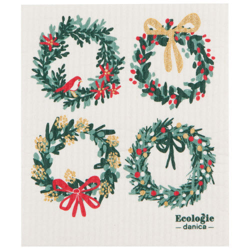 Wreaths Swedish Sponge Cloth