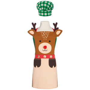 Rudolph Daydream Kid's Apron & Hat Set