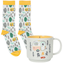 Load image into Gallery viewer, Happy Camper &amp; Socks Gift Set
