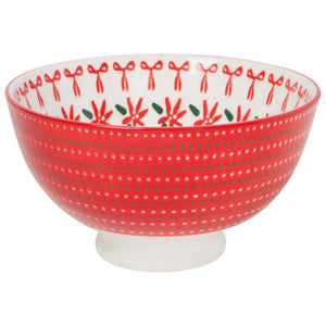 Wreaths Stamped Bowl 4 Inch