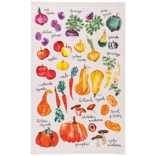 Veggie Stand Cotton Dishtowel