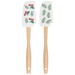 Winterberry Mini Silicone Spatulas - Set of 2