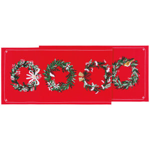 Wreaths Printed Runner