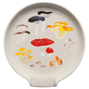 Field Mushrooms Spoon Rest