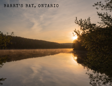 Load image into Gallery viewer, Barry's Bay Sunrise Post Card
