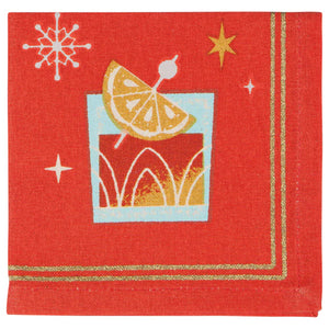 Spirits Bright Cocktail Napkins - Set of 4