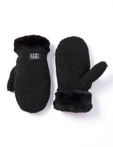 Black Fleeced Mittens