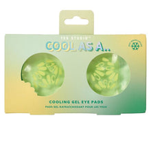 Load image into Gallery viewer, 2pc. Hot &amp; Cold Gel Eye Pads - Cool As A Cucumber
