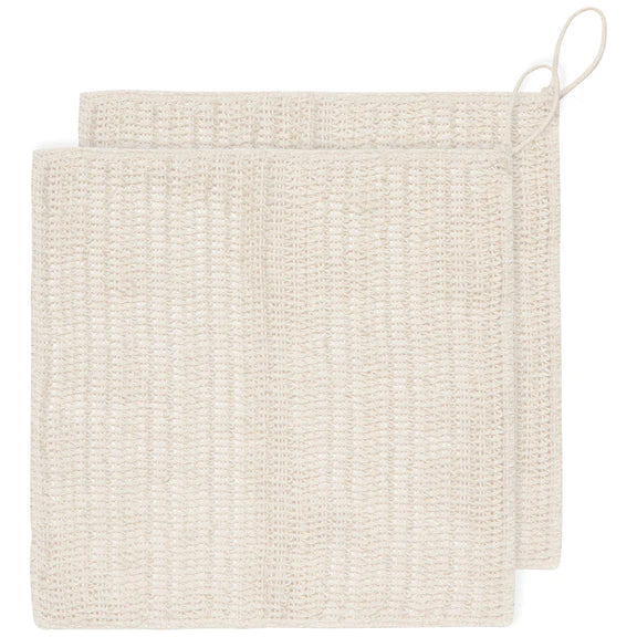 Sisal and Cotton Dishcloths - Set of 2