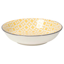 Load image into Gallery viewer, Yellow Diamonds Dipping Bowl
