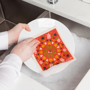 Fall Foliage Swedish Sponge Cloth