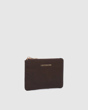 Load image into Gallery viewer, Kuta Saddle Cardholder Purse- Chocolate
