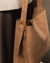 Load image into Gallery viewer, Peyton Shoulder Bag- Suede Honey
