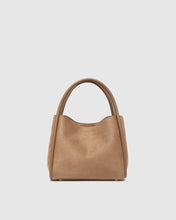 Load image into Gallery viewer, Steffie Suede Mini Tote Bag- Honey
