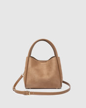 Load image into Gallery viewer, Steffie Suede Mini Tote Bag- Honey
