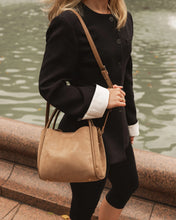 Load image into Gallery viewer, Steffie Suede Mini Tote Bag- Honey
